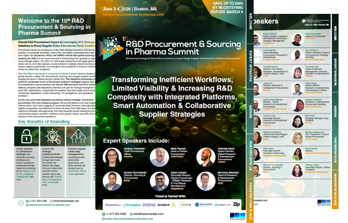 R&D Procurement & Sourcing in Pharma - Brochure Cover