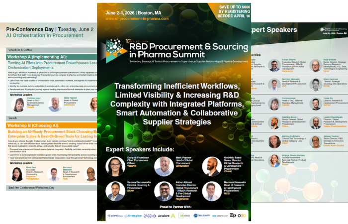 R&D Procurement & Sourcing in Pharma - Brochure Cover